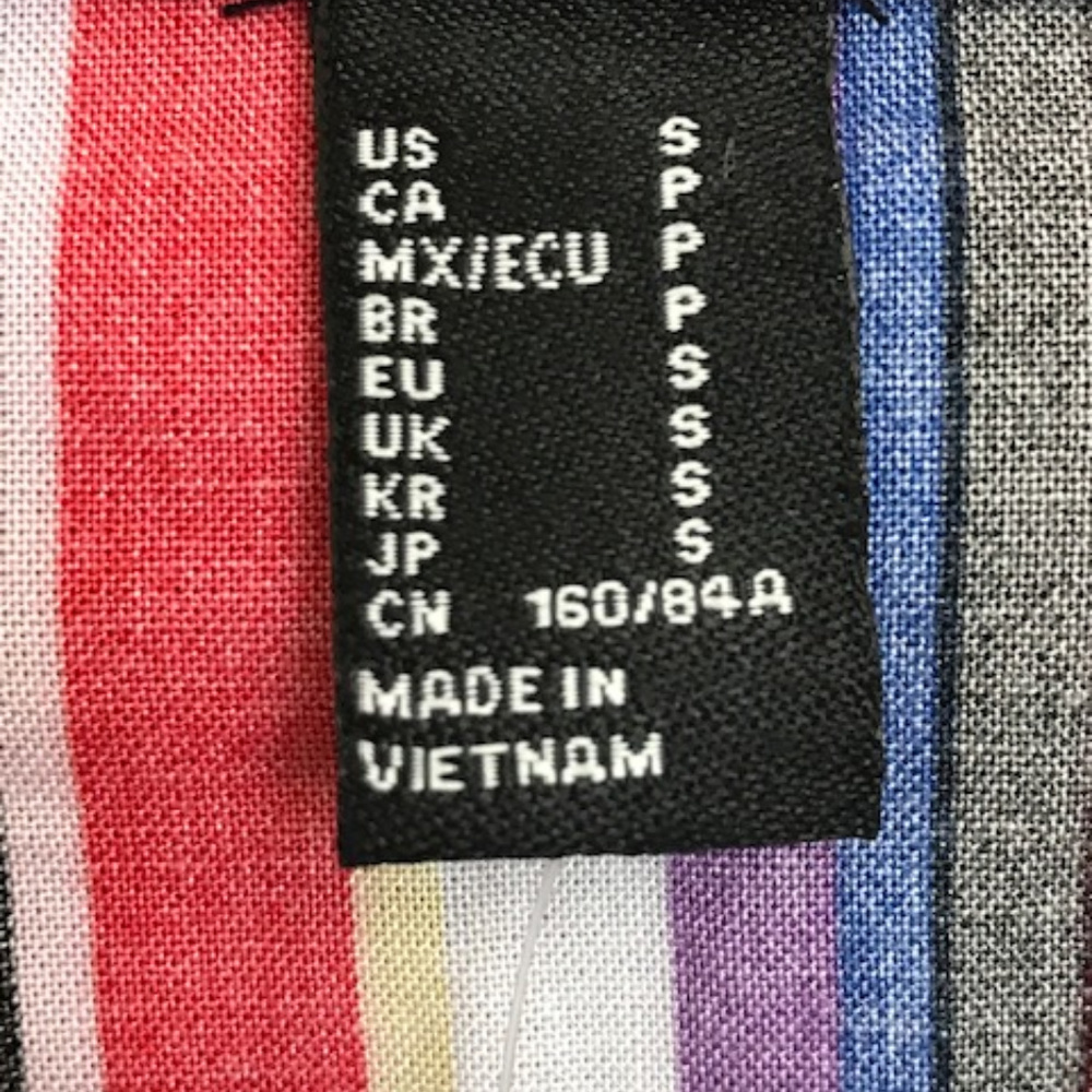NWT Forever21 Button Down Multi Color Shirt - Picture 4 of 5